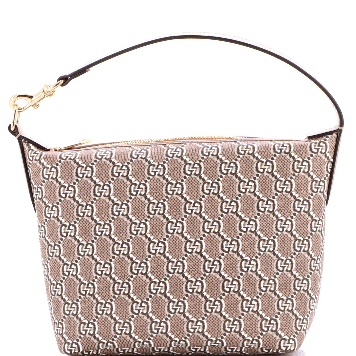 Gucci GUCCI Ophidia Zip Shoulder Bag GG Shadow Coated Canvas Super Mini