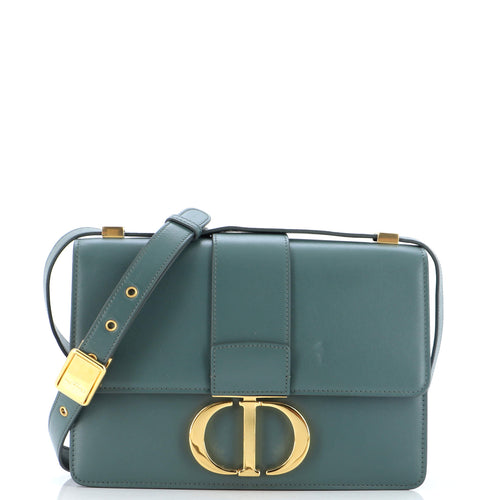 30 Montaigne Flap Bag Leather