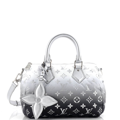 Speedy Bandouliere Bag Frost Gradient Monogram Nylon 25