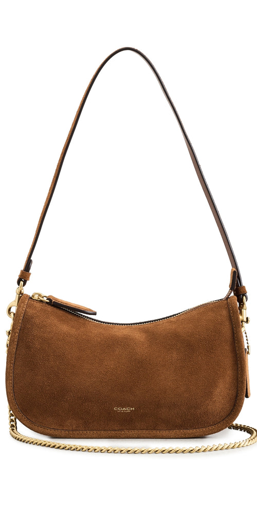 Suede Waverly Bag Warm Brown One Size