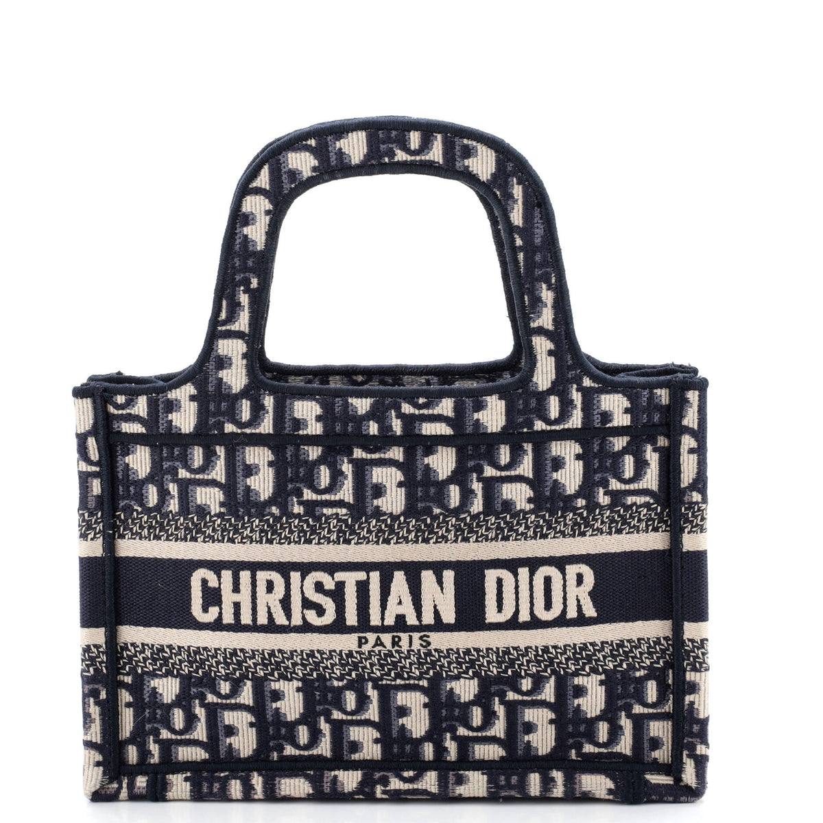 Christian Dior Book Tote Oblique Canvas Mini