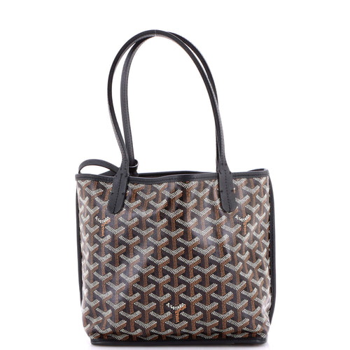GOYARD Anjou Reversible Tote Coated Canvas Mini
