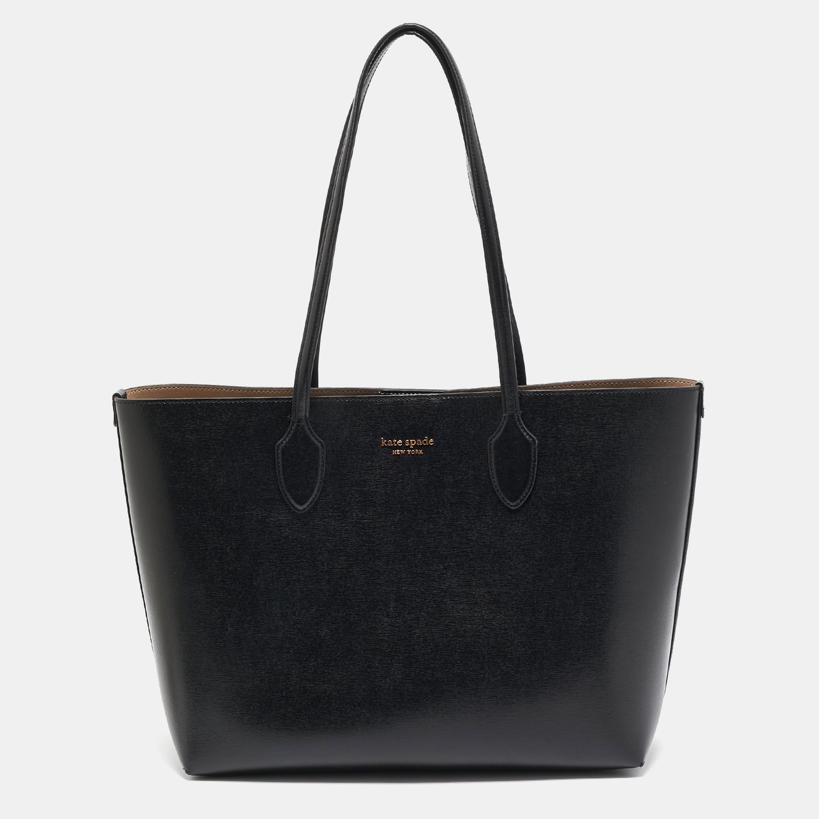 Kate Spade Black Leather Large Bleecker Tote