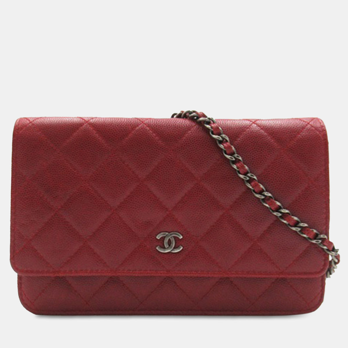 Chanel Classic Caviar Wallet on Chain