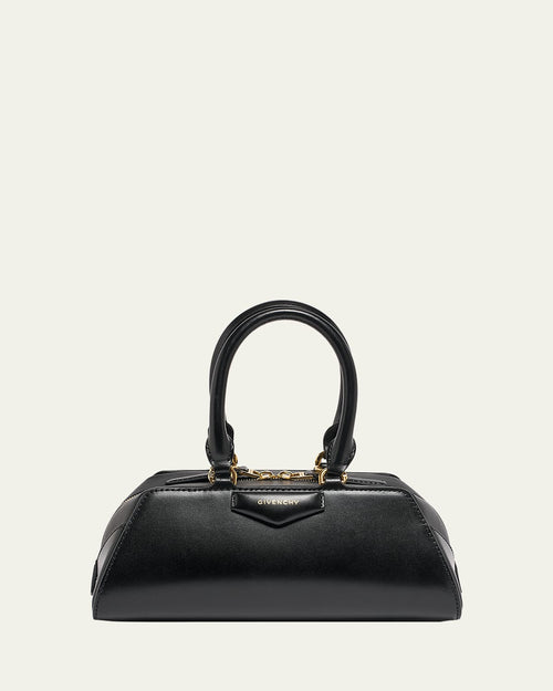Antigona Mini Top-Handle Bag in Box Leather