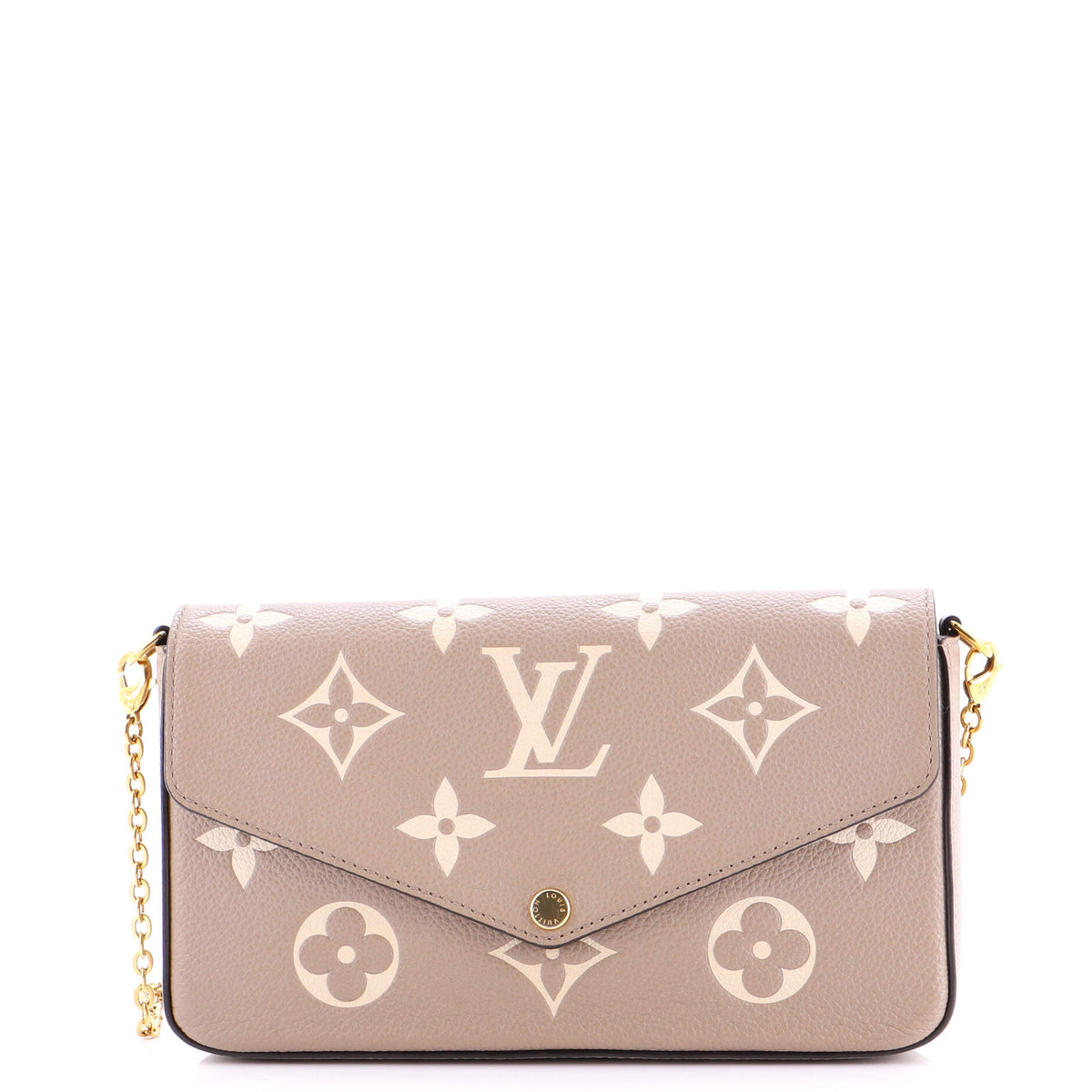 Louis Vuitton Felicie Pochette Bicolor Monogram Empreinte Giant