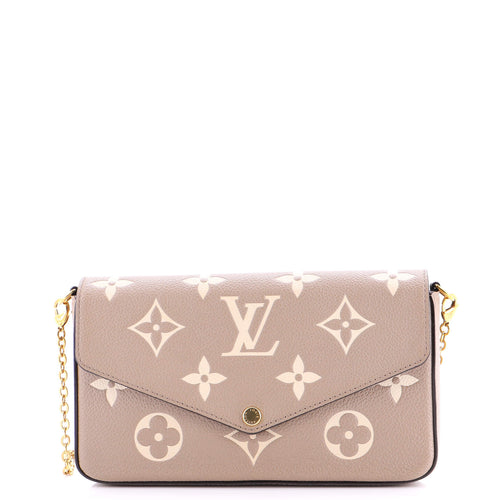 Felicie Pochette Bicolor Monogram Empreinte Giant