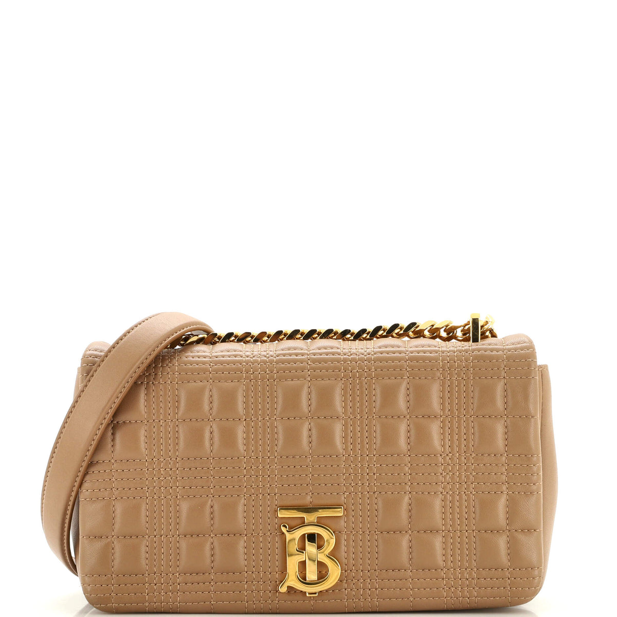 Burberry Lola Shoulder Bag Quilted Lambskin Small