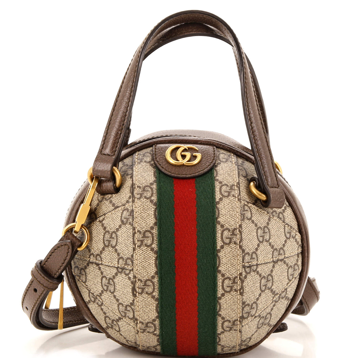 Gucci GUCCI Ophidia Basketball Bag GG Coated Canvas Mini