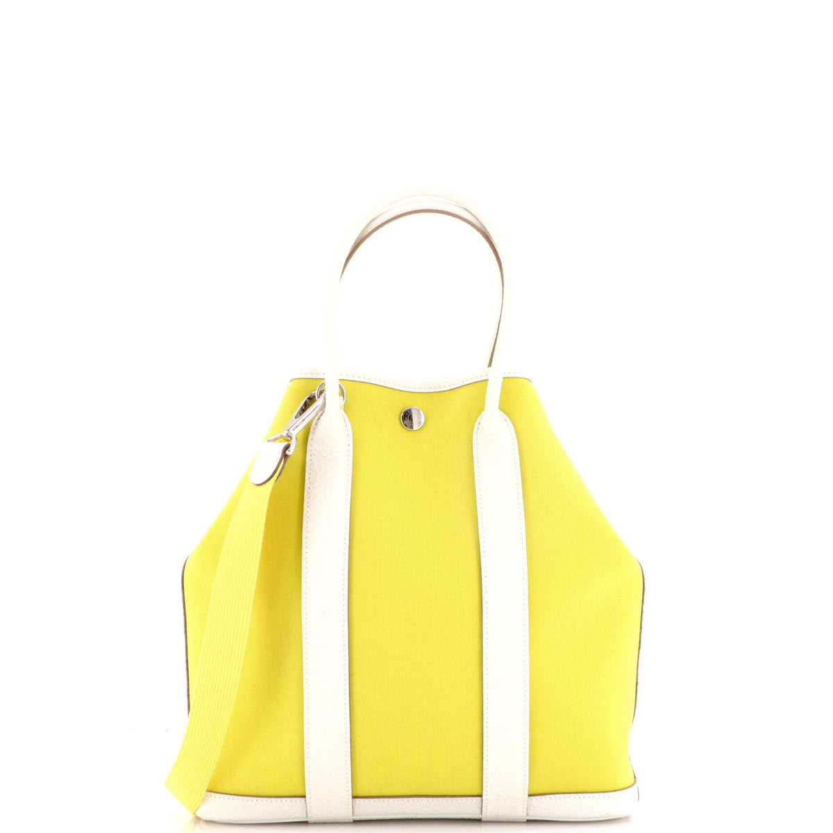 Herm?s Garden File Tote Toile and Leather 28