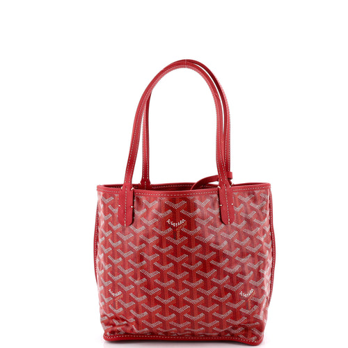 GOYARD Anjou Reversible Tote Coated Canvas Mini