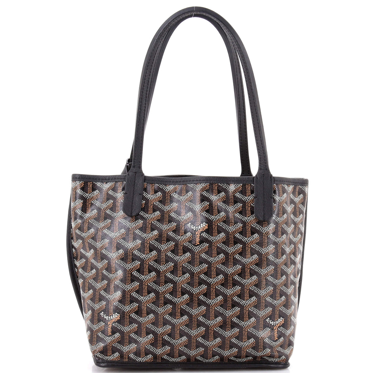 Goyard GOYARD Anjou Reversible Tote Coated Canvas Mini
