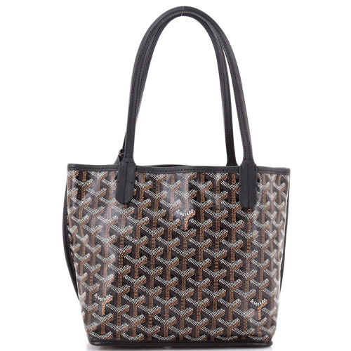 GOYARD Anjou Reversible Tote Coated Canvas Mini