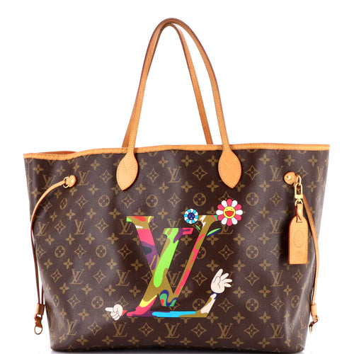 Neverfull Tote Limited Edition Monogram Murakami MOCA Hands GM