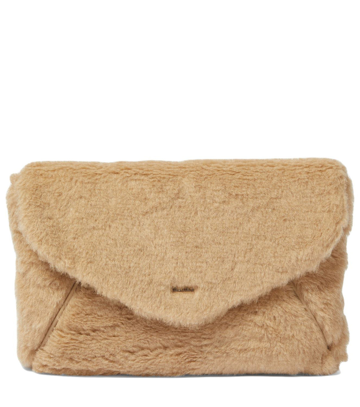 Max Mara Women's Teddy Envelope Clutch in Grey | 2345163433600002