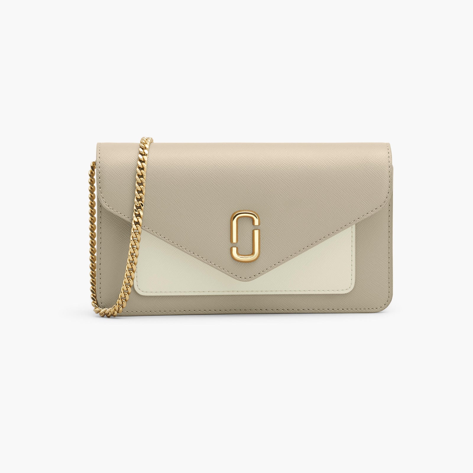 Marc Jacobs Die „Longshot“-Geldbörse mit Kette in Khaki-Multi