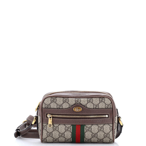 GUCCI Ophidia Shoulder Bag GG Coated Canvas Mini