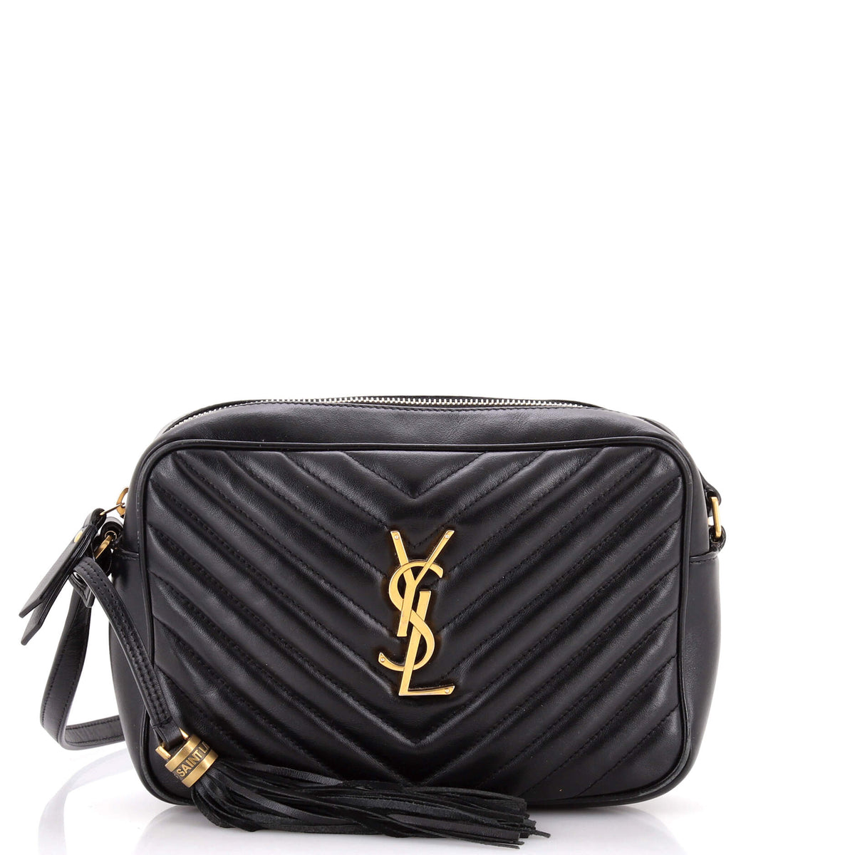 Saint Laurent Lou Camera Bag Matelasse Chevron Leather Small