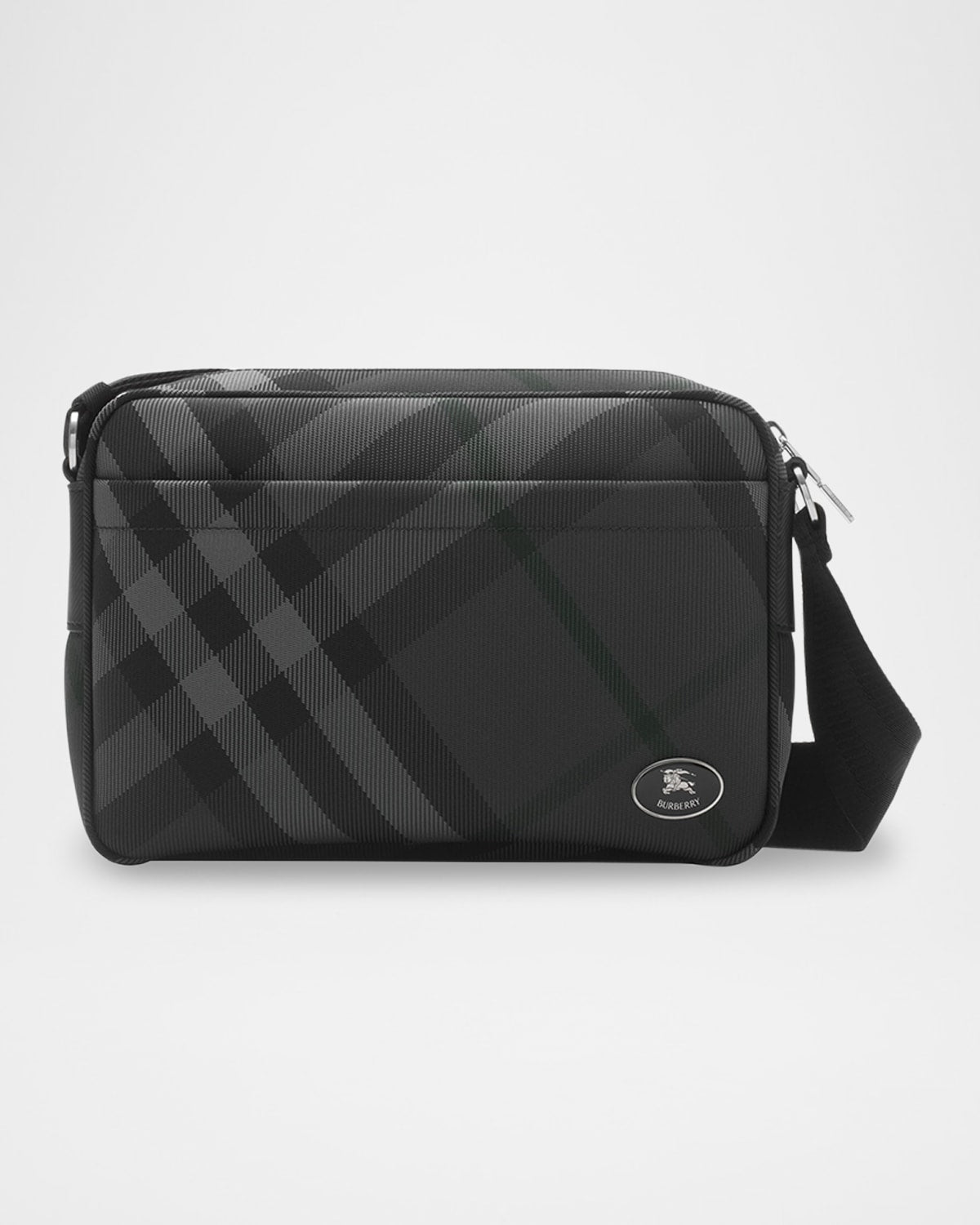 Burberry Men & apos;s Grid Slim Crossbody Bag