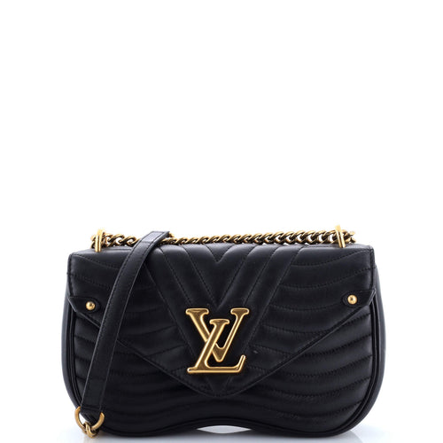 New Wave Chain Bag Quilted Leather MM