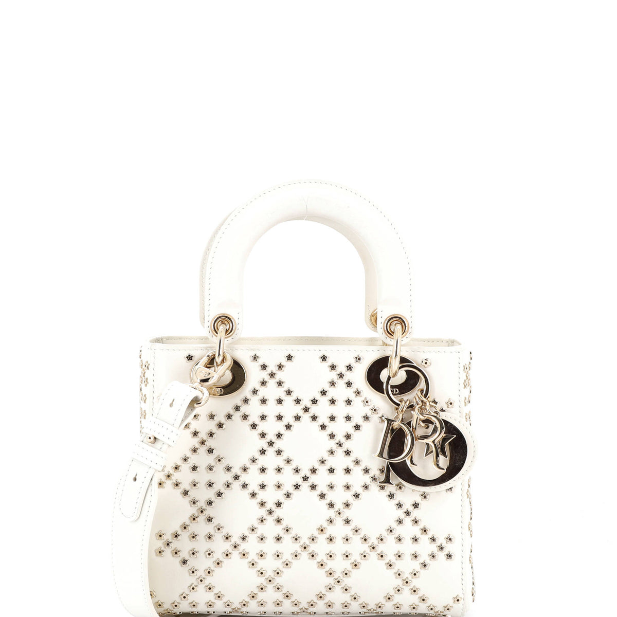 Christian Dior My ABCDior Lady Dior Bag Cannage Lucky Star Studded Lambskin