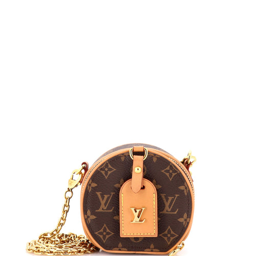 Boite Chapeau Necklace Bag Monogram Canvas