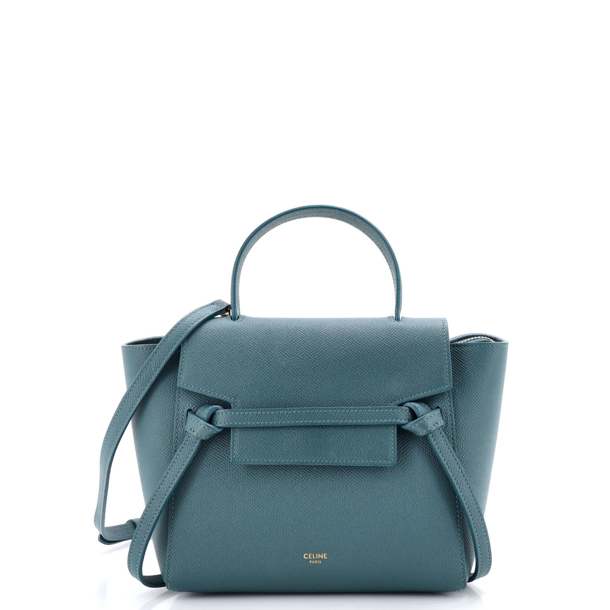 Celine CELINE Belt Bag Textured Leather Nano