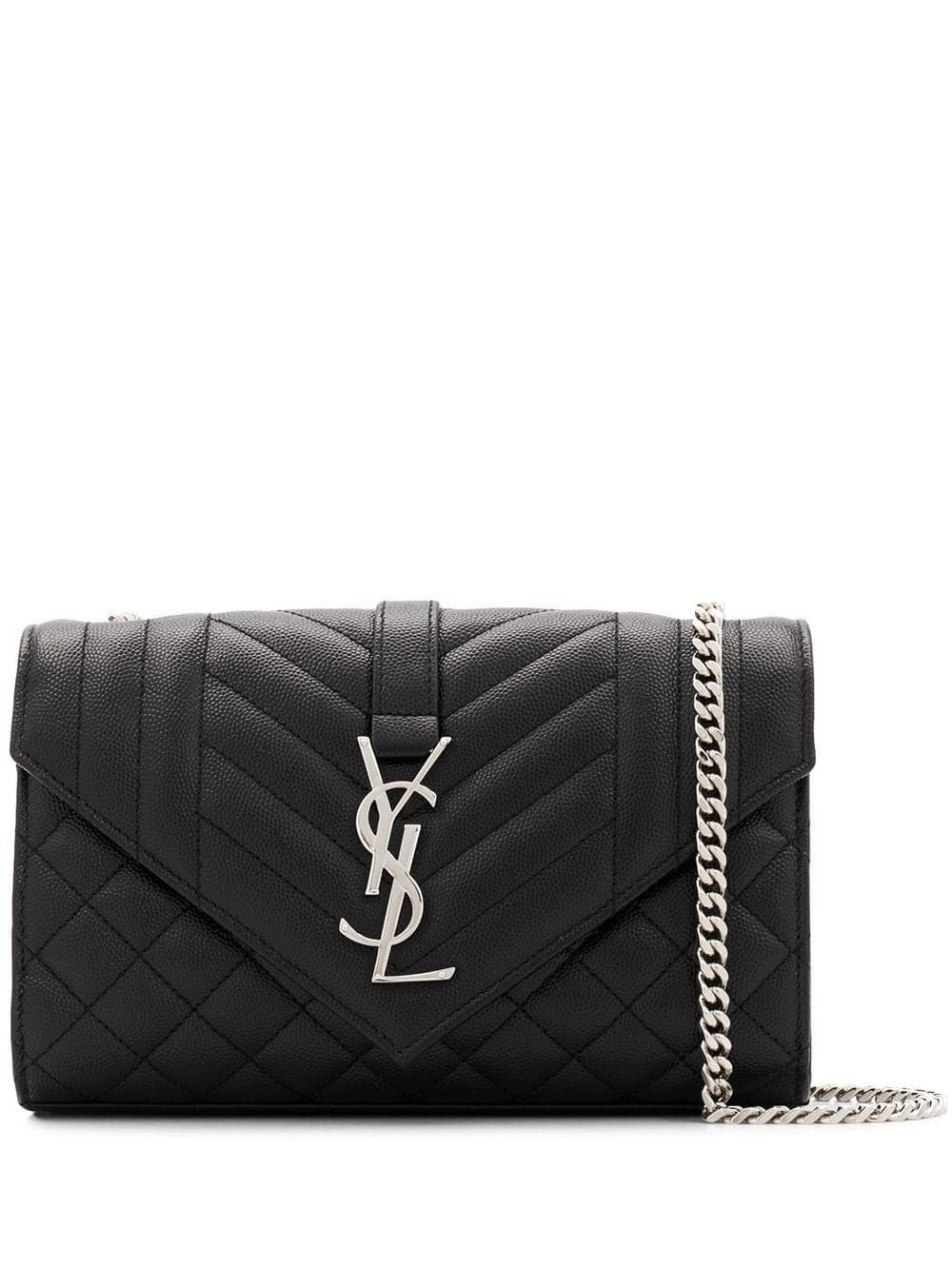 Saint Laurent Women's Envelope Small Bag in Nero | 600195BOW92