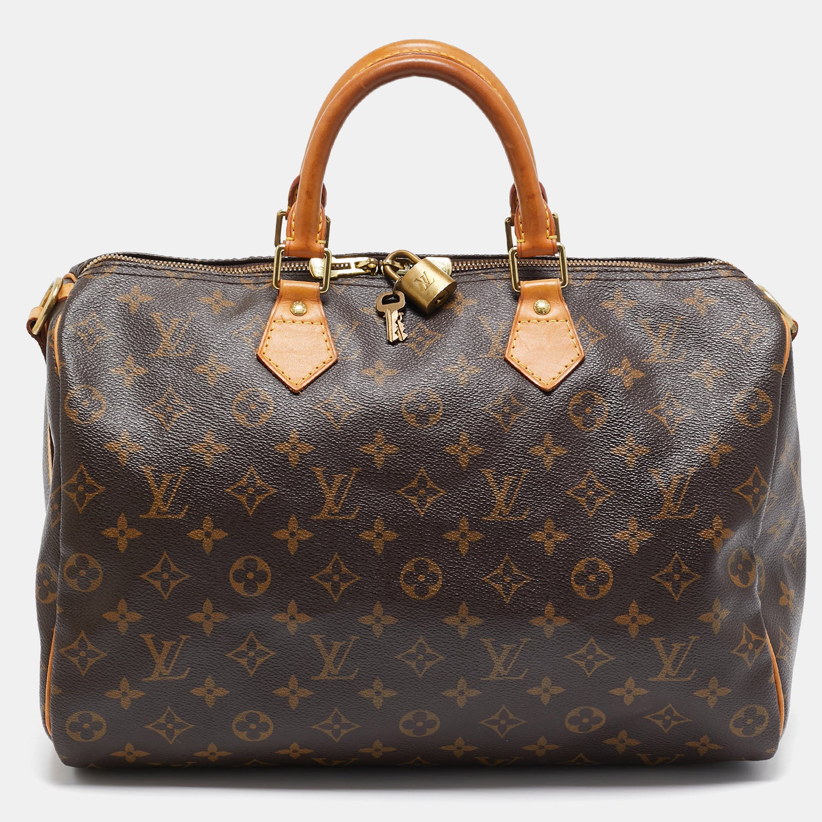 Louis Vuitton Speedy Bandouliere 35 Tasche aus Canvas mit Monogramm