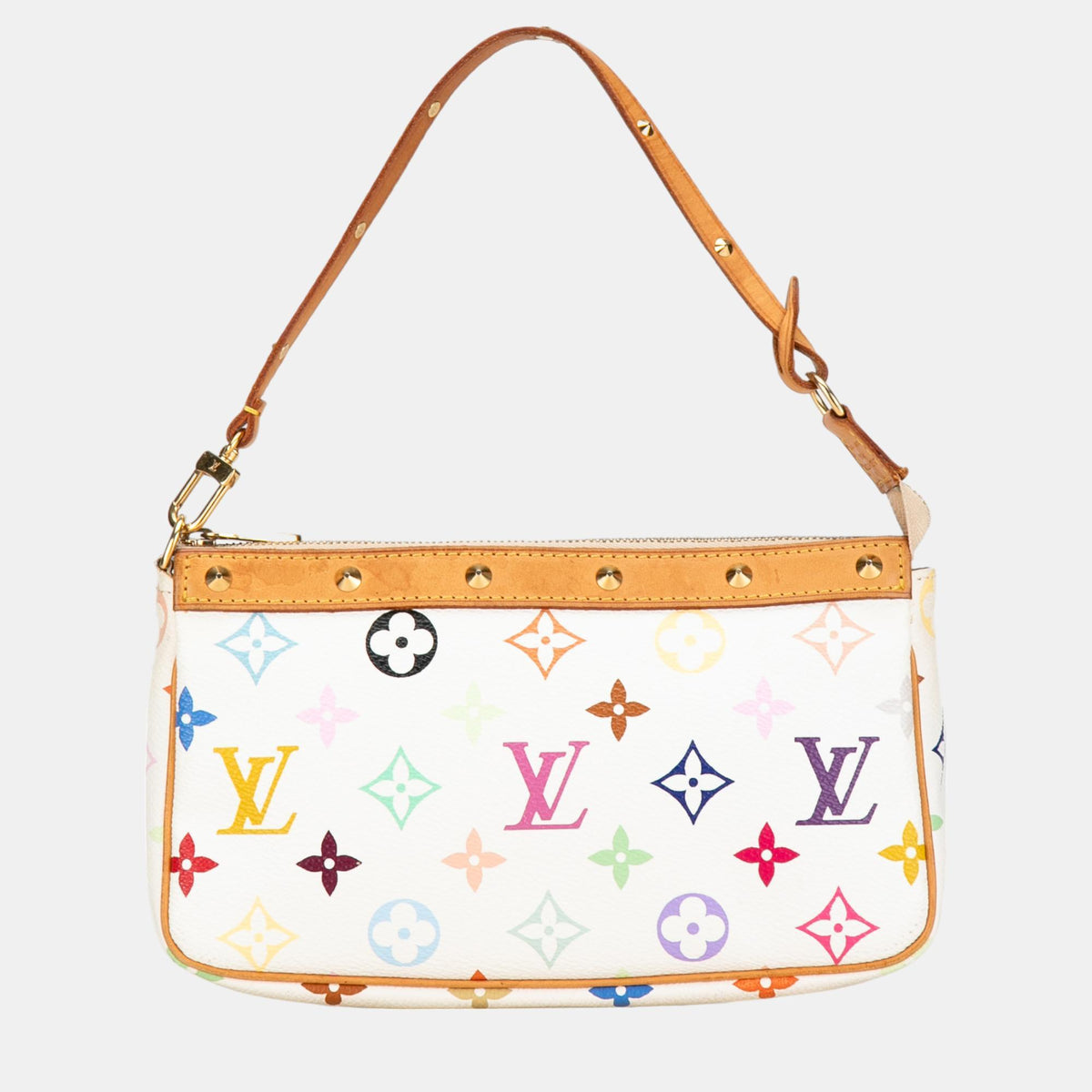 Louis Vuitton White Monogram Multicolore Pochette Accessoires