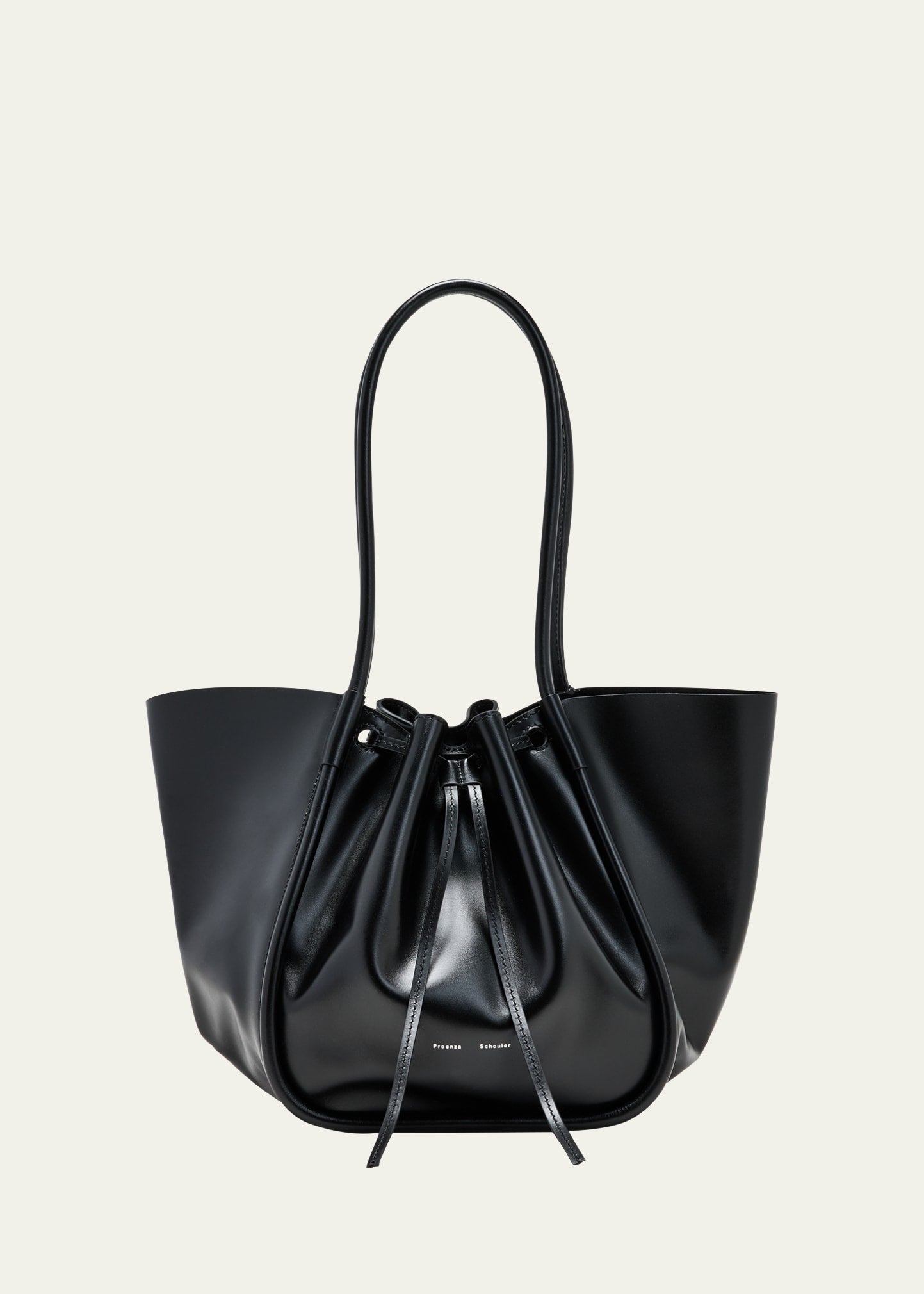 Proenza Schouler Large Ruched Calf Leather Tote Bag