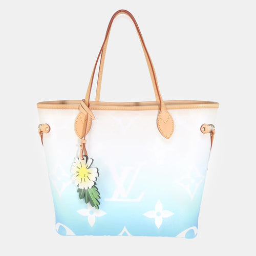 Blue Giant Monogram Canvas By The Pool Neverfull MM Bag