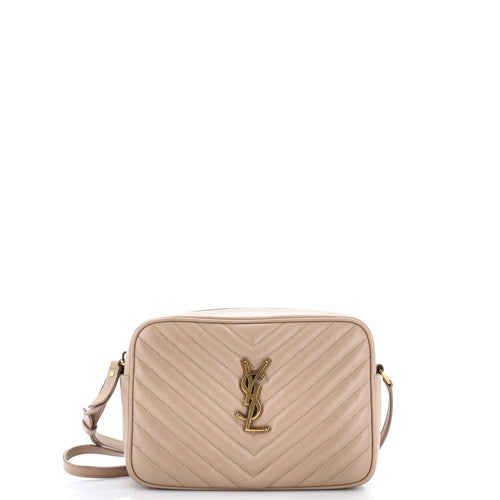 Lou Camera Bag Matelasse Chevron Leather Small