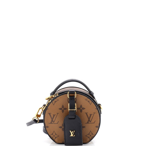 Mini Boite Chapeau Bag Reverse Monogram Canvas