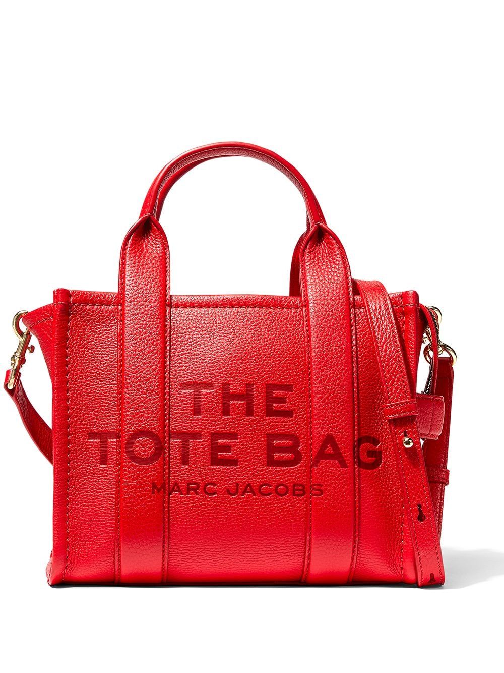Marc Jacobs Women's The Small Tote in Red | H009L01SP21 Color 617