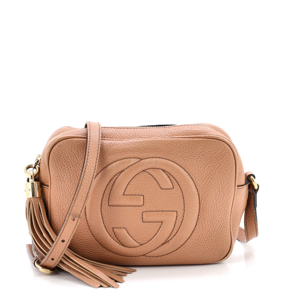 Gucci GUCCI Soho Disco Crossbody Bag Leather Small