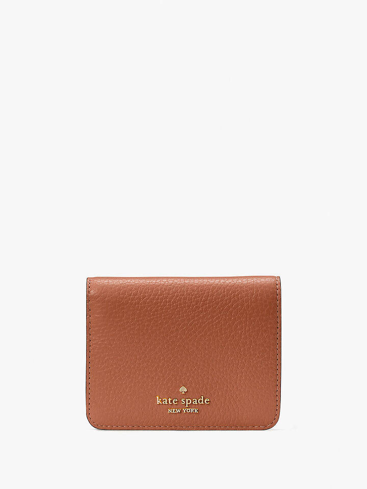 Kate Spade Au Lena Pebbled Leather Small Bifold Wallet