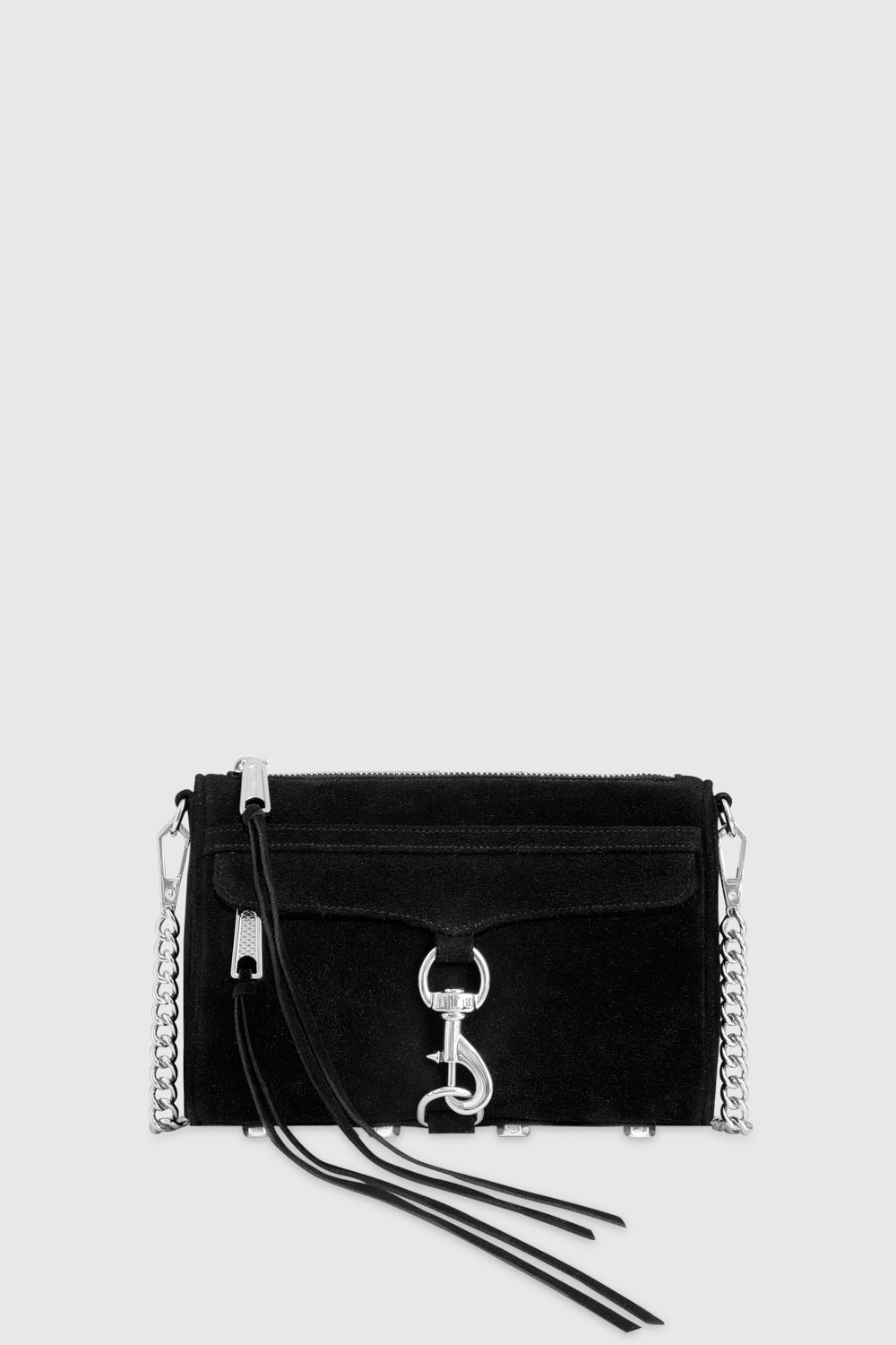 Rebecca Minkoff Mini sac MAC en noir/argent