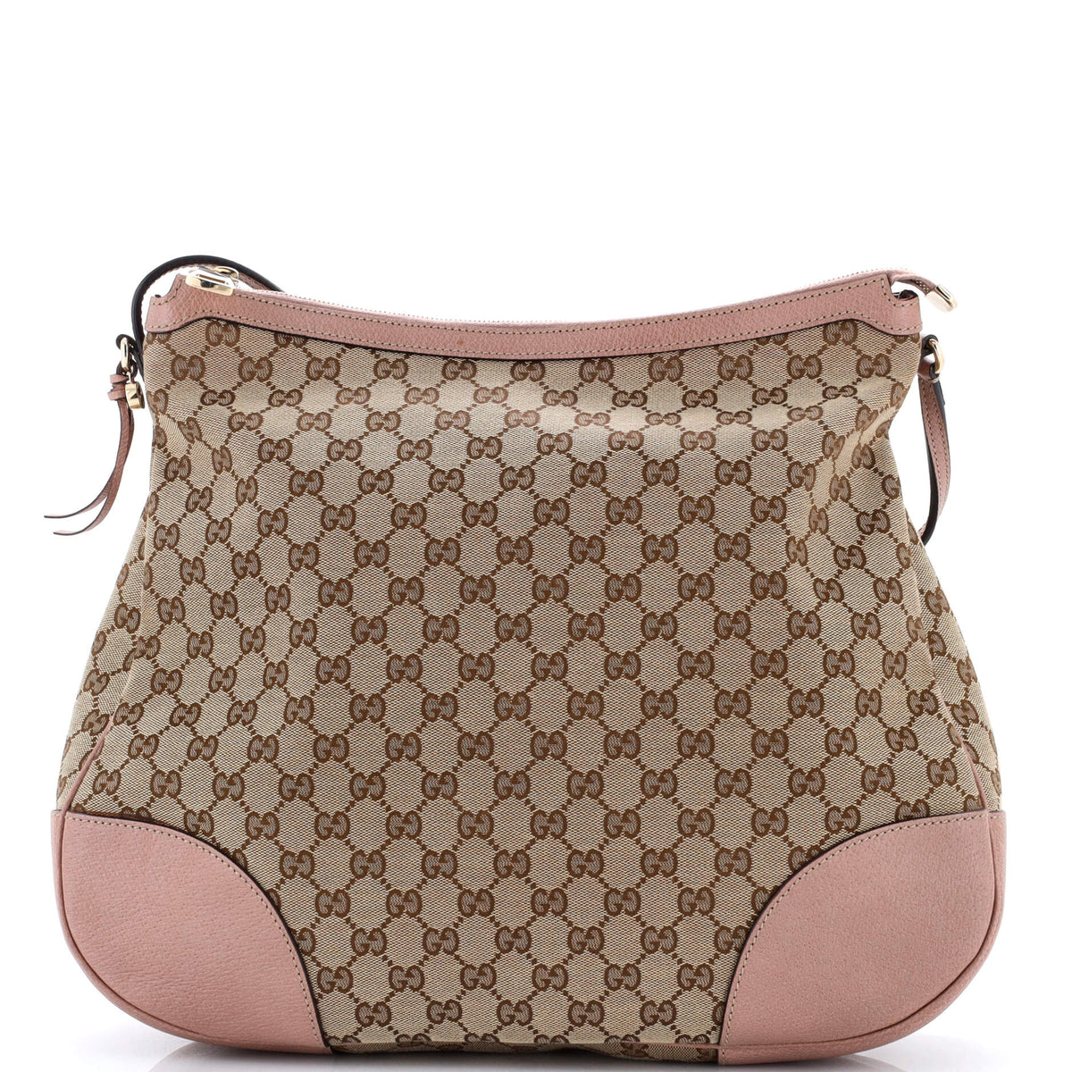 Gucci GUCCI Bree Hobo GG Canvas with Leather Large