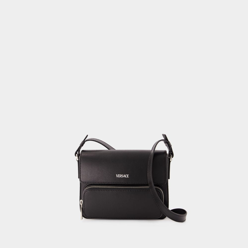 Versace Cargo Wallet On Chain in Black | 1016854 Color 1A09308 Color 1B00P