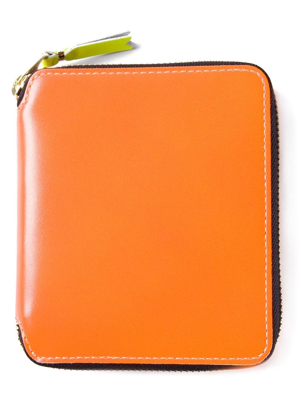 Comme Des Garçons Women's Super Fluo Wallet in Yellow/Orange | Size UNICA | SA2100SF