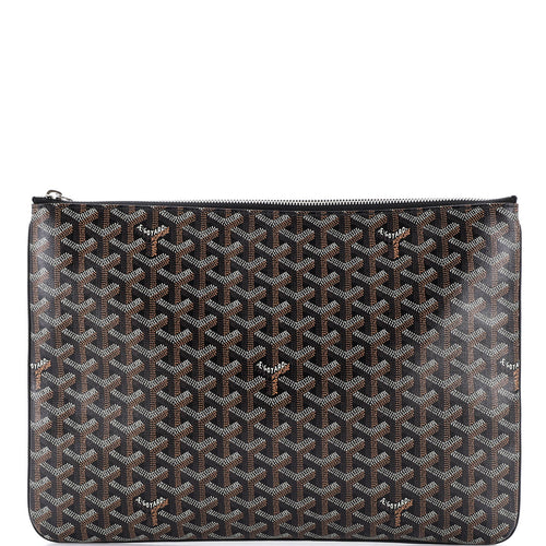 GOYARD Senat Zip Pouch Coated Canvas GM