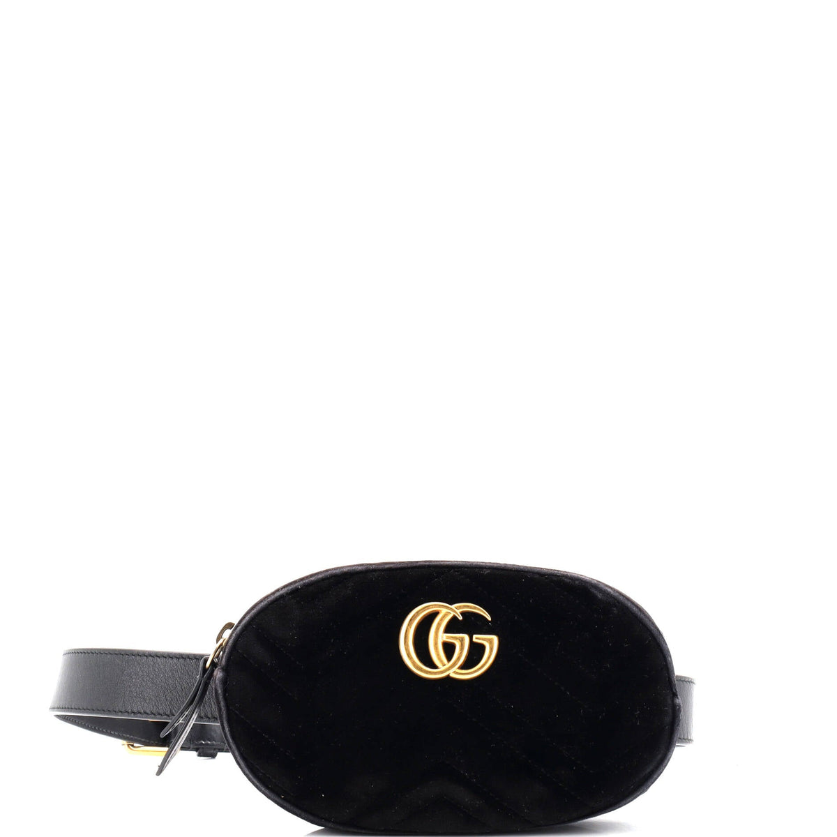 Gucci GUCCI GG Marmont Belt Bag Matelasse Velvet