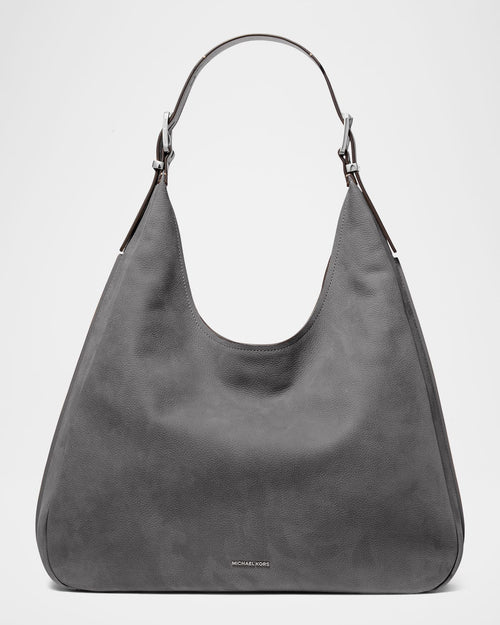 Nolita Large Nubuck Leather Hobo Bag