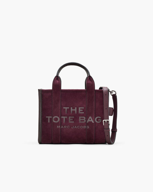 Marc Jacobs The Suede Small Tote Bag in Dark Plum
