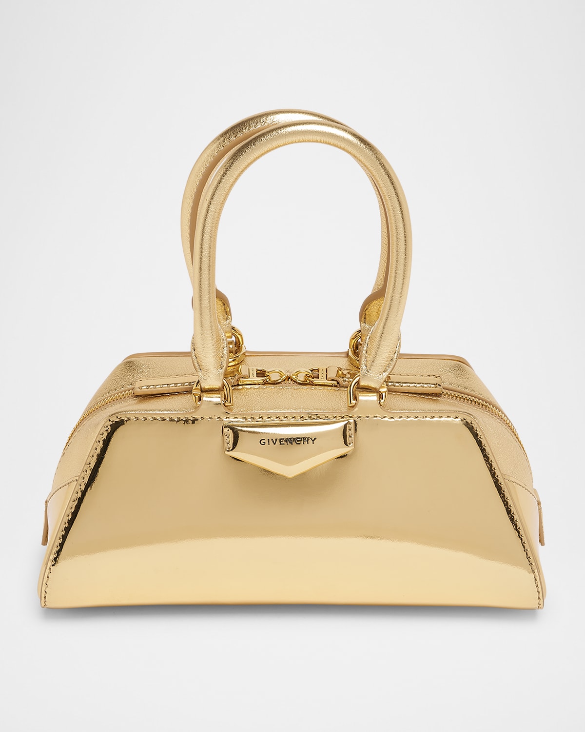 Givenchy Antigona Mini Top-Handle Bag in Mirror Laminated Leather