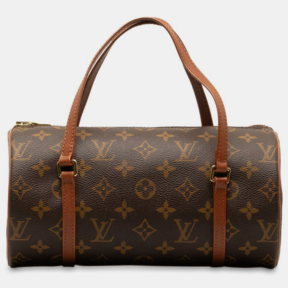 Louis Vuitton Brown Canvas Monogram Papillon 26 Satchel