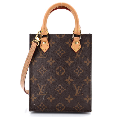 Petit Sac Plat Bag Monogram Canvas
