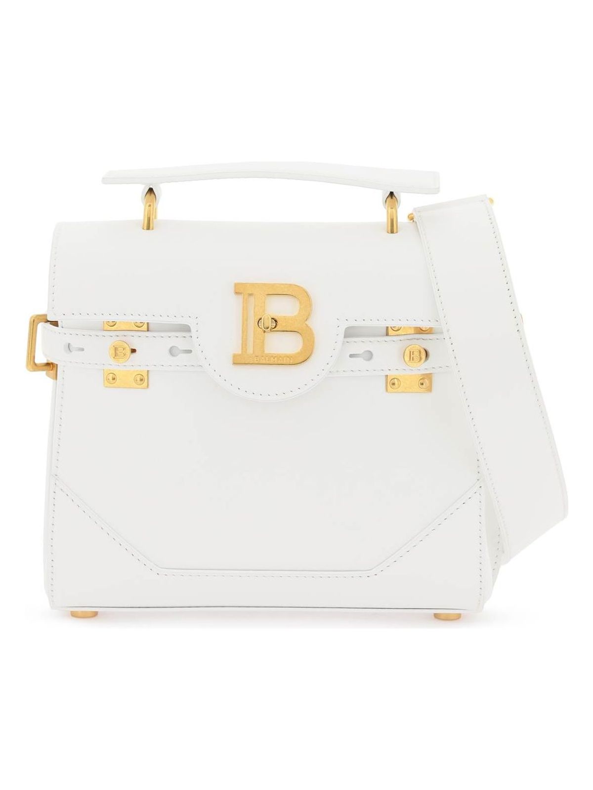 Balmain Women's B-Buzz 23 Bag in Blanc | CN0DB526LSLX
