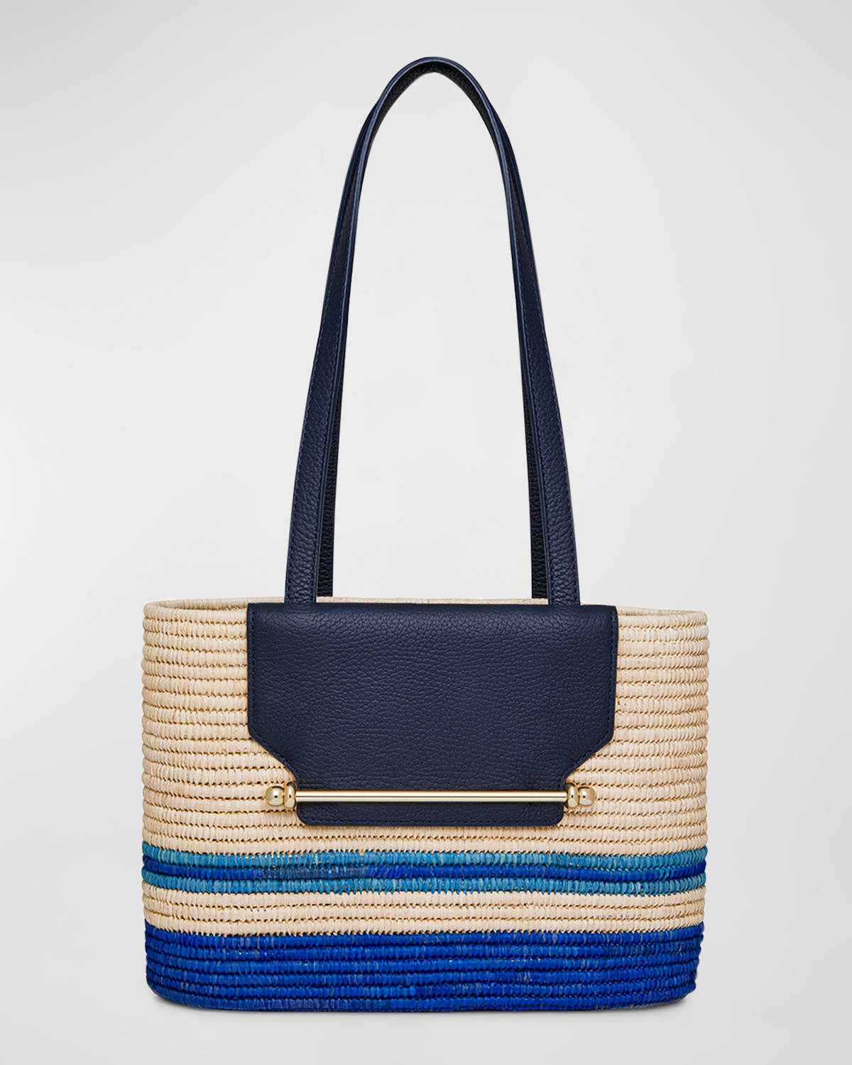 Strathberry The Striped Basket Tote Bag